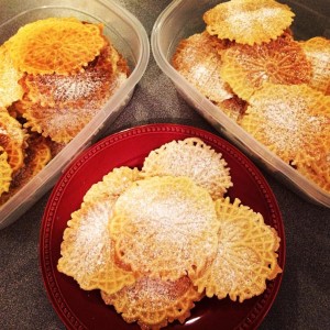 Homemade Pizzelles